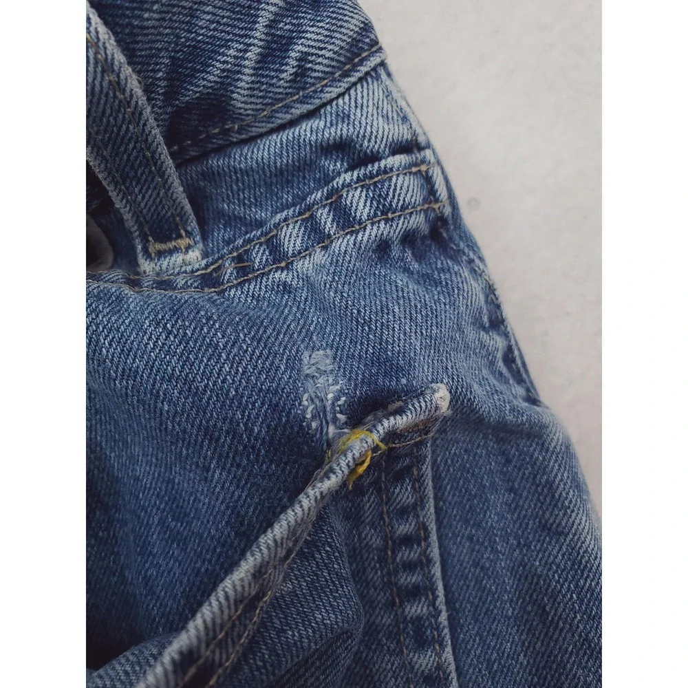 Vintage Levis Silvertab Baggy Jeans Mens 33x30 Blue Relaxed Tapered USA Made 90s